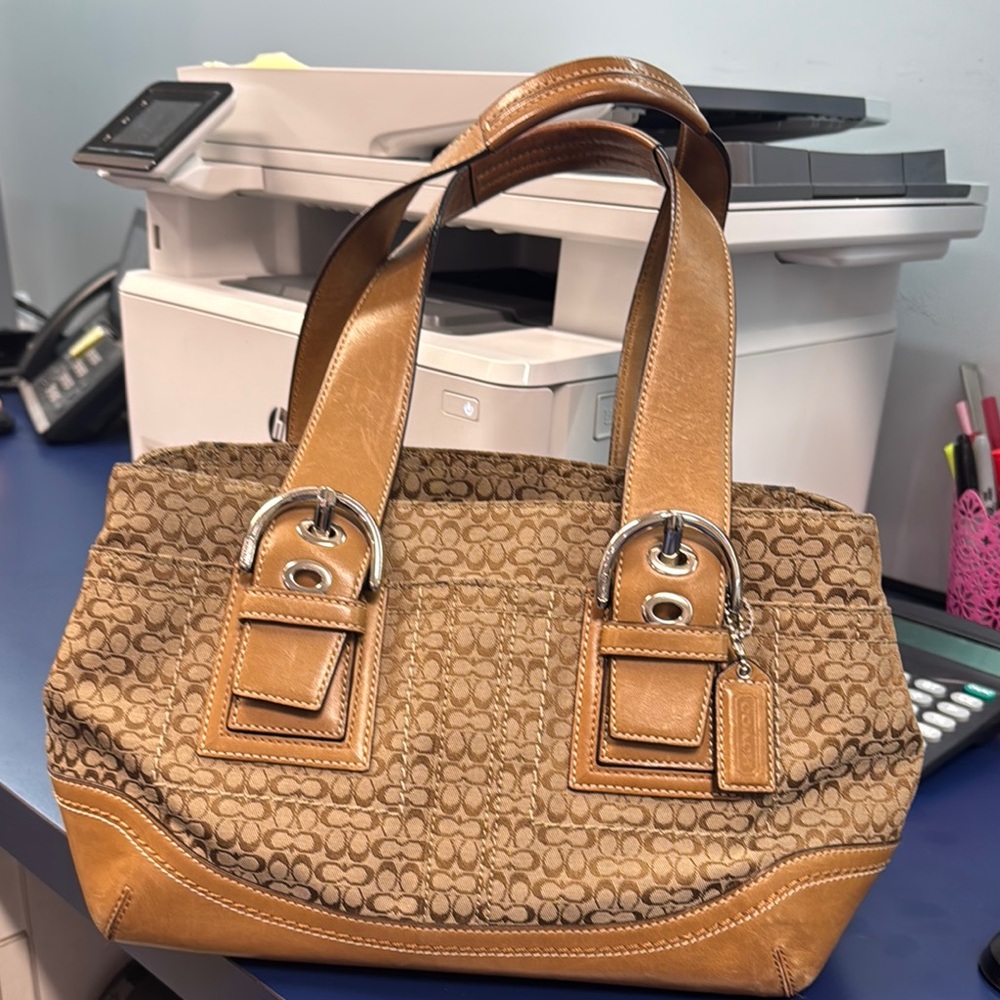 Coach Signature Brown Tote Bag